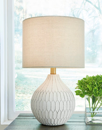 Wardmont White Table Lamp