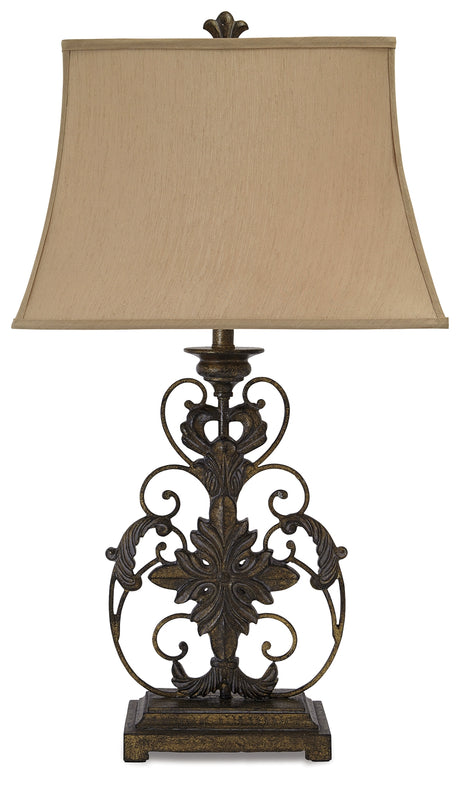 Sallee Gold Finish Table Lamp