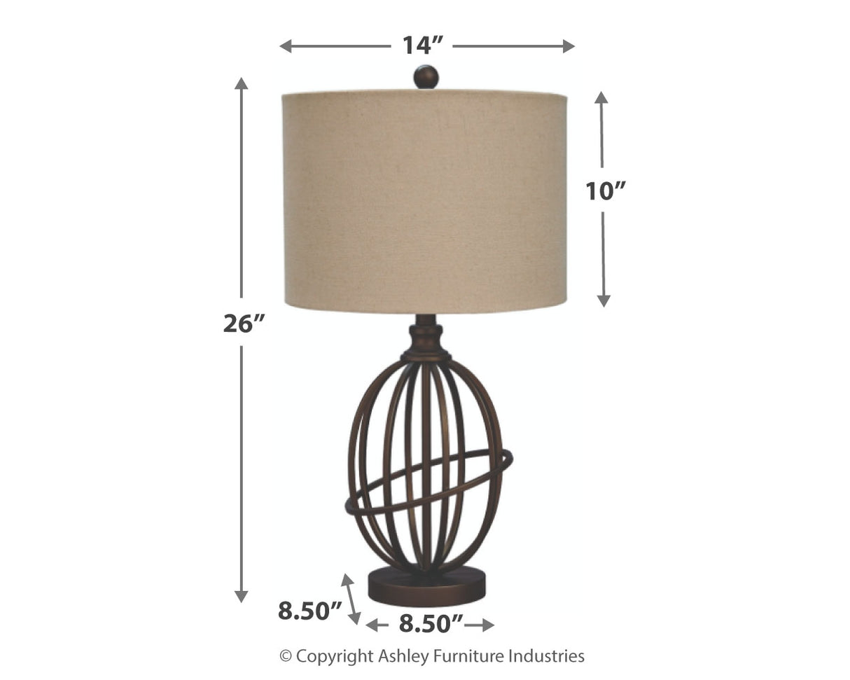 Manasa Dark Brown Table Lamp