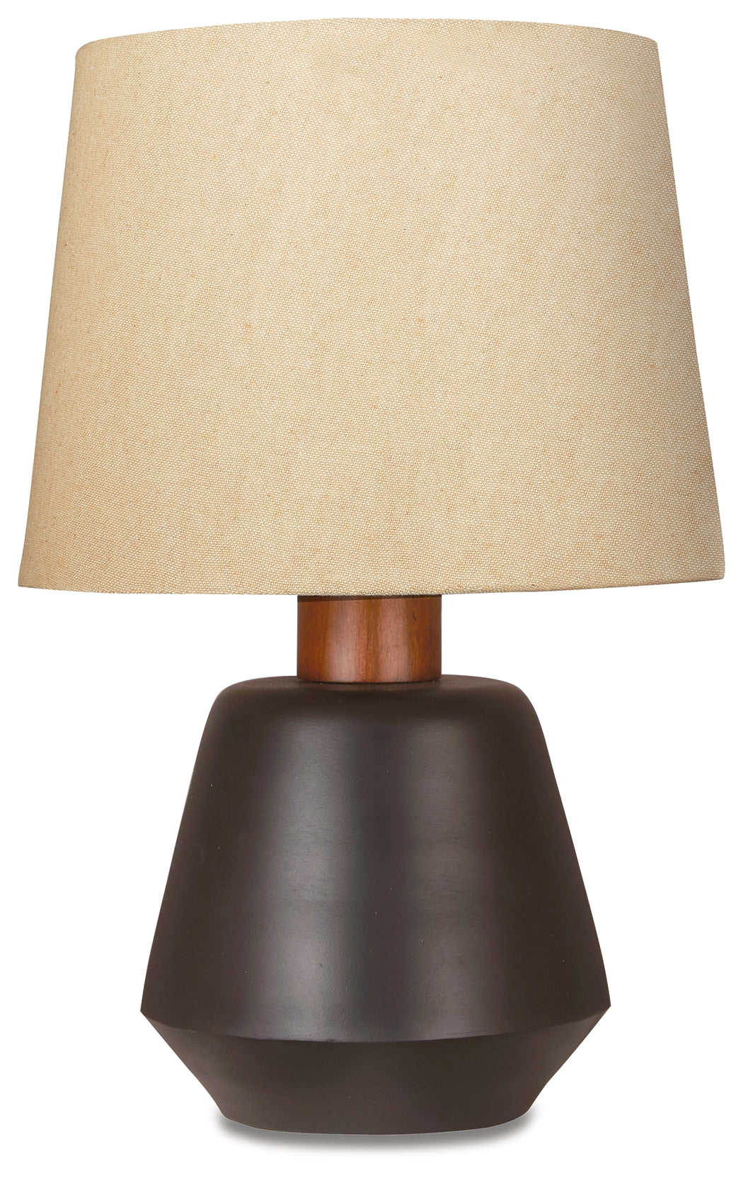 Ancel Black/Brown Table Lamp