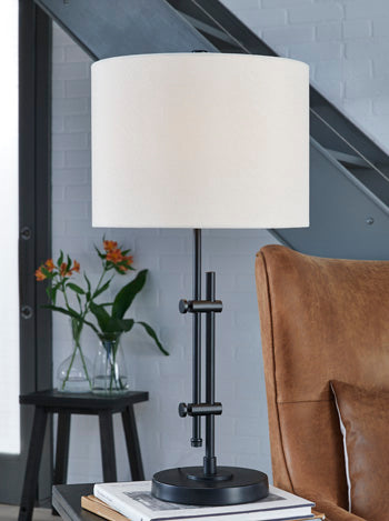 Baronvale Black Table Lamp