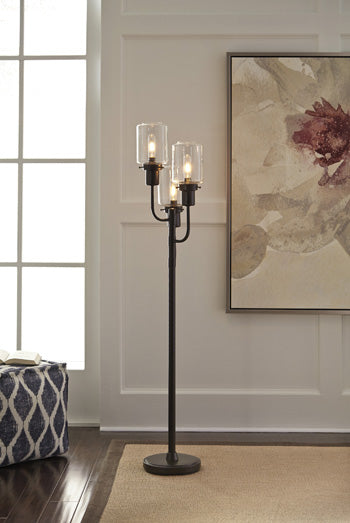 Jaak Bronze Finish Floor Lamp