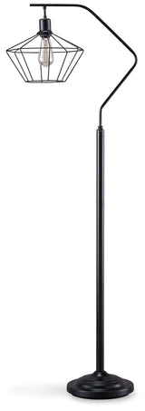 Makeika Black Floor Lamp