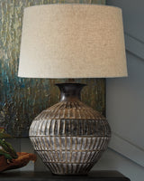 Magan Antique Bronze Finish Table Lamp