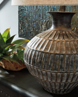 Magan Antique Bronze Finish Table Lamp