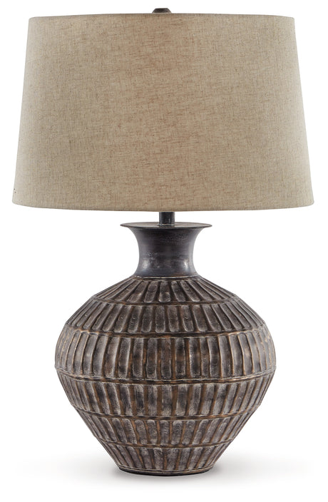 Magan Antique Bronze Finish Table Lamp