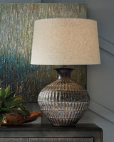 Magan Antique Bronze Finish Table Lamp