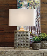 Deondra Gray Table Lamp