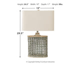 Deondra Gray Table Lamp