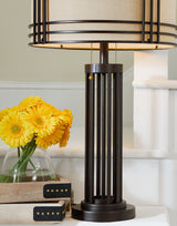 Hanswell Dark Brown Table Lamp