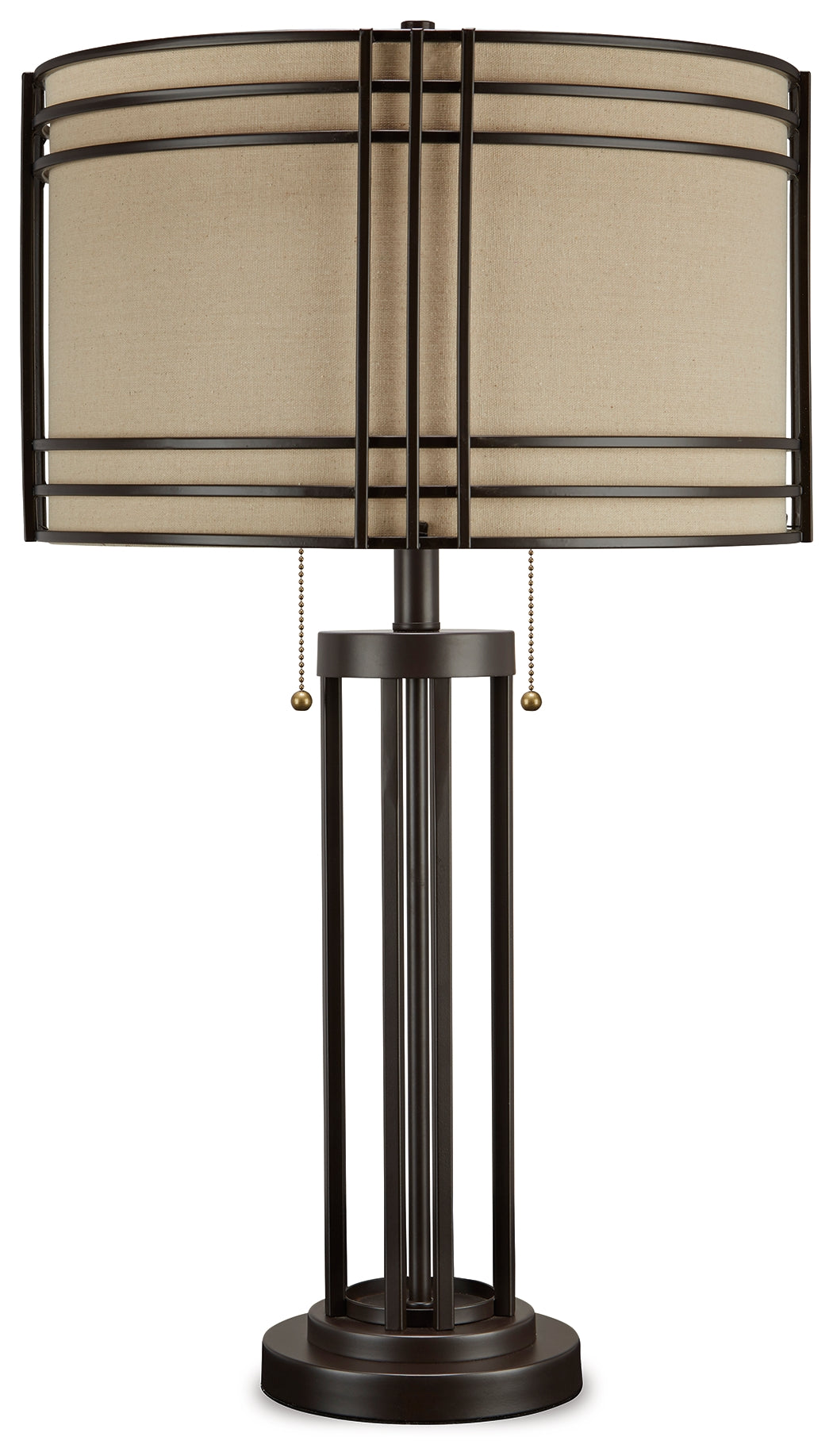 Hanswell Dark Brown Table Lamp