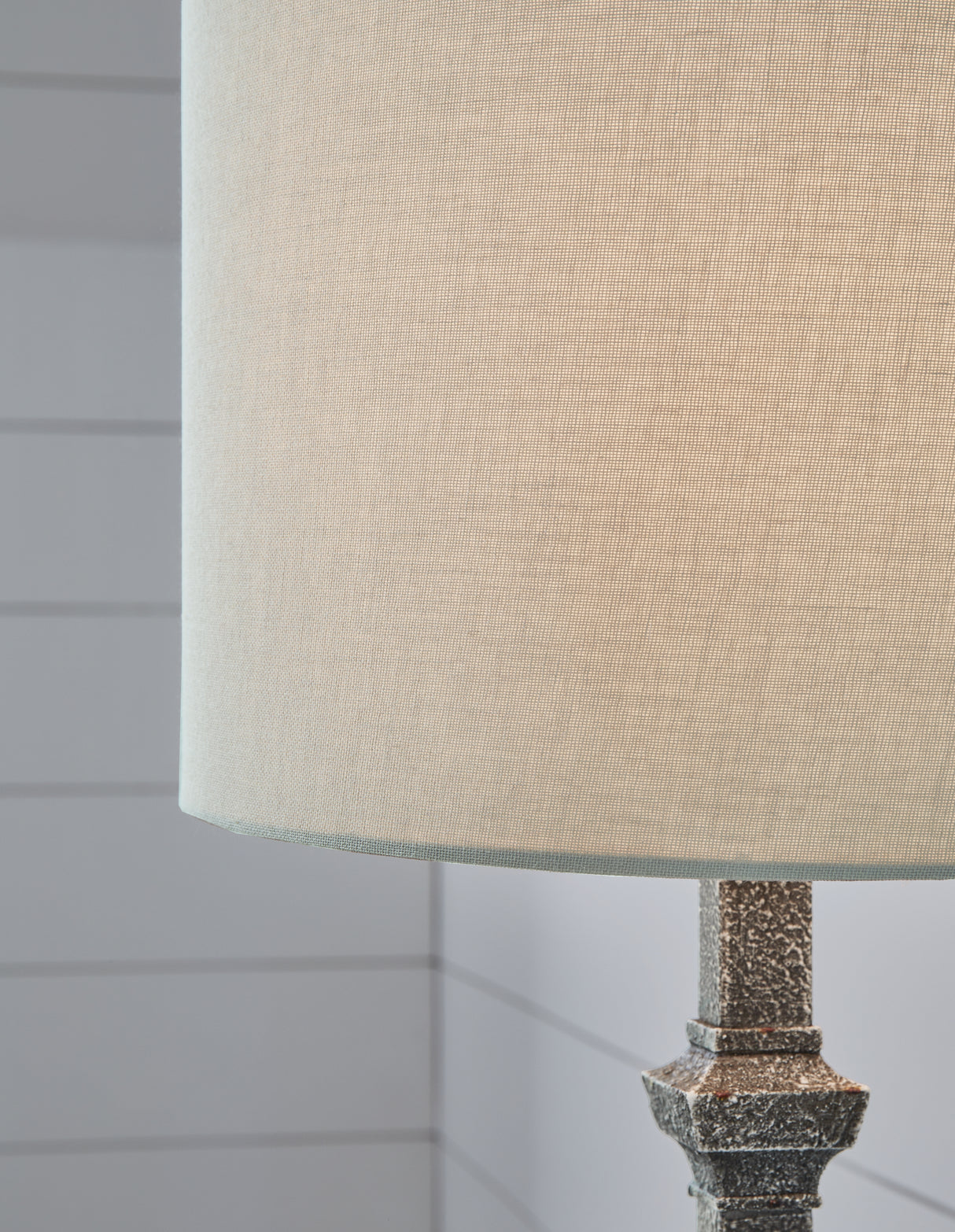 Oralieville Distressed Gray Accent Lamp