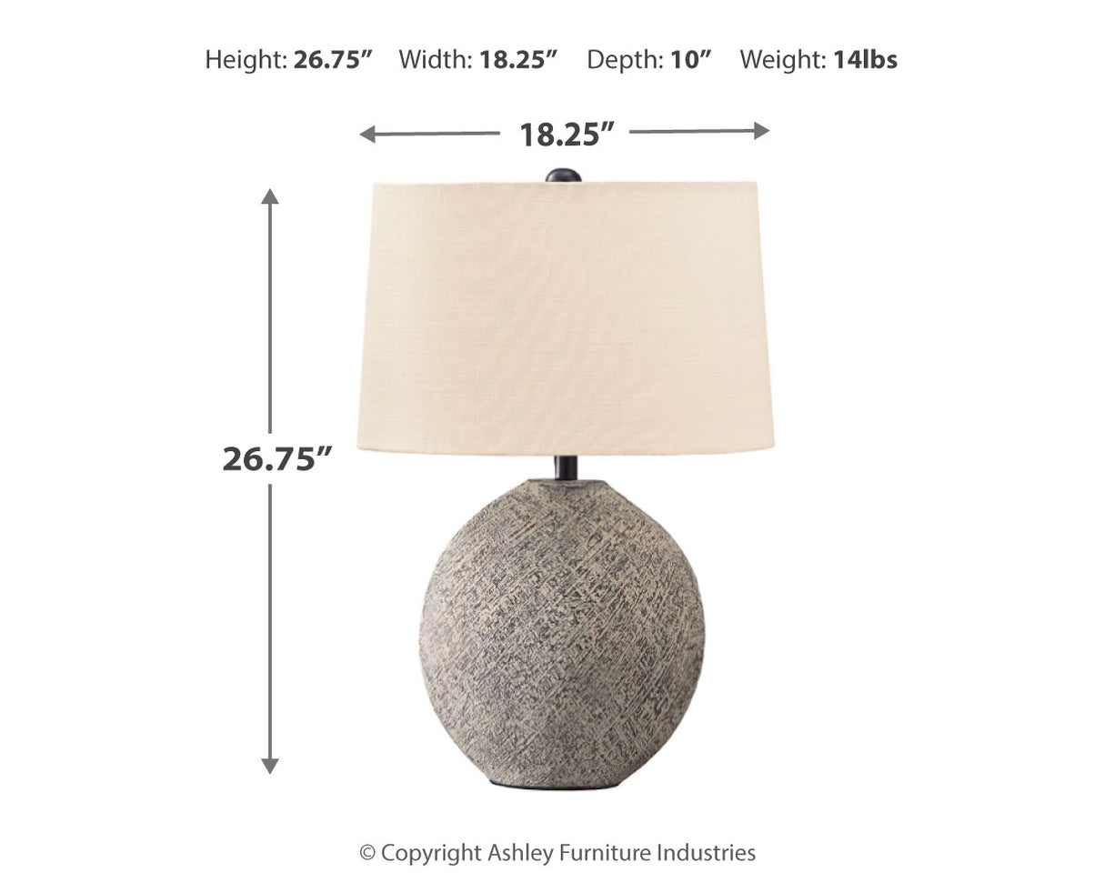 Harif Beige Table Lamp