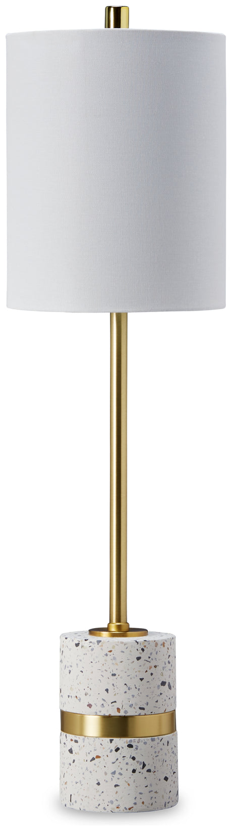 Maywick White/Brass Finish Table Lamp