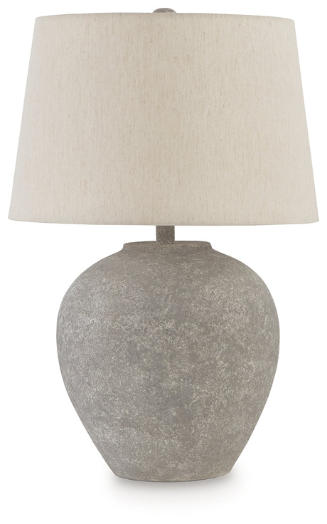 Dreward Distressed Gray Table Lamp