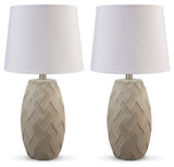 Tamner Taupe Table Lamp (Set Of 2)