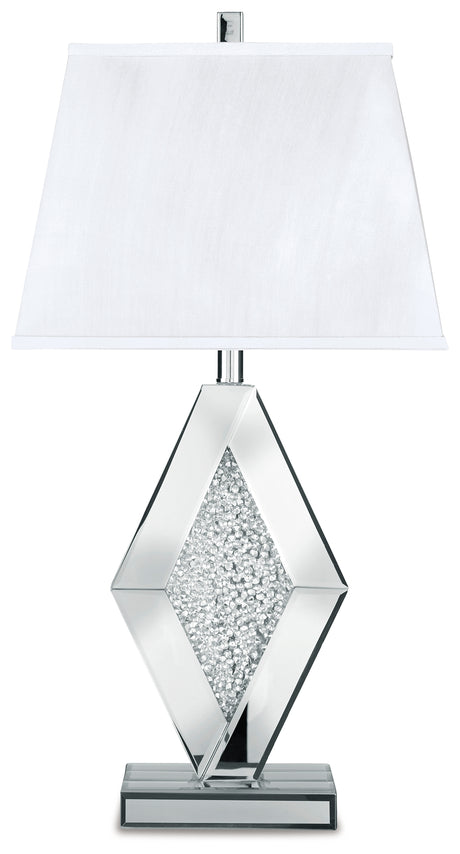 Prunella Silver Finish Table Lamp