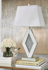 Prunella Silver Finish Table Lamp