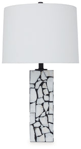 Macaria White/Black Table Lamp