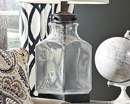 Sharolyn Transparent/Silver Finish Table Lamp