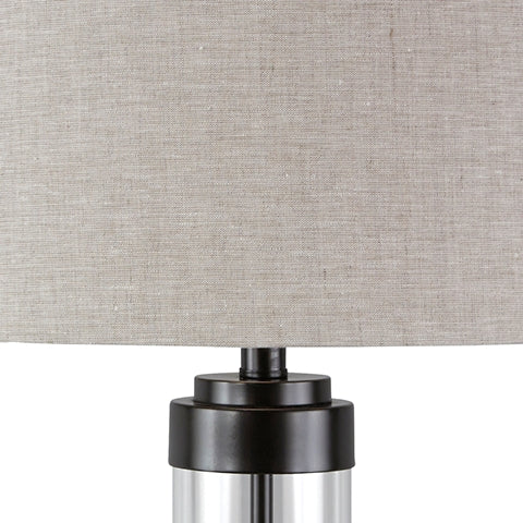 Talar Clear/Bronze Finish Table Lamp