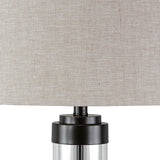 Talar Clear/Bronze Finish Table Lamp