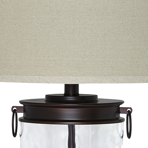 Tailynn Clear/Bronze Finish Table Lamp