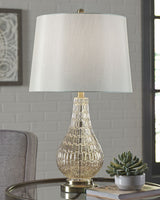 Latoya Champagne Table Lamp