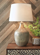 Mari Gray/Gold Finish Table Lamp