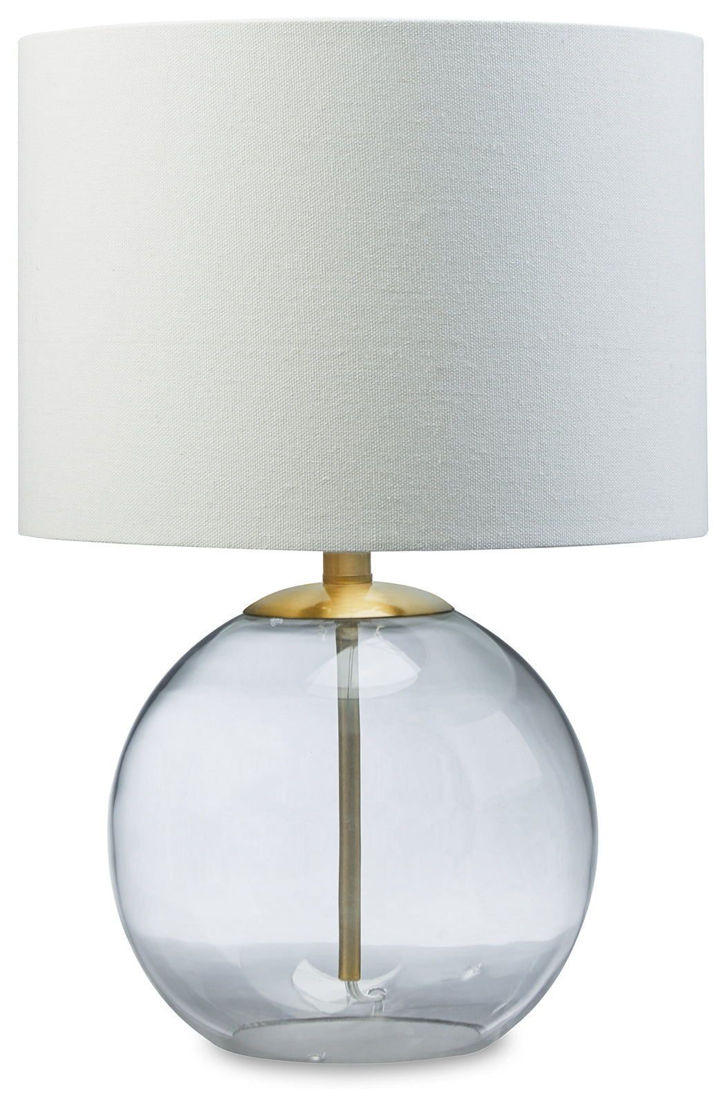 Samder Clear/Brass Finish Table Lamp