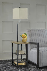 Shianne Black Floor Lamp