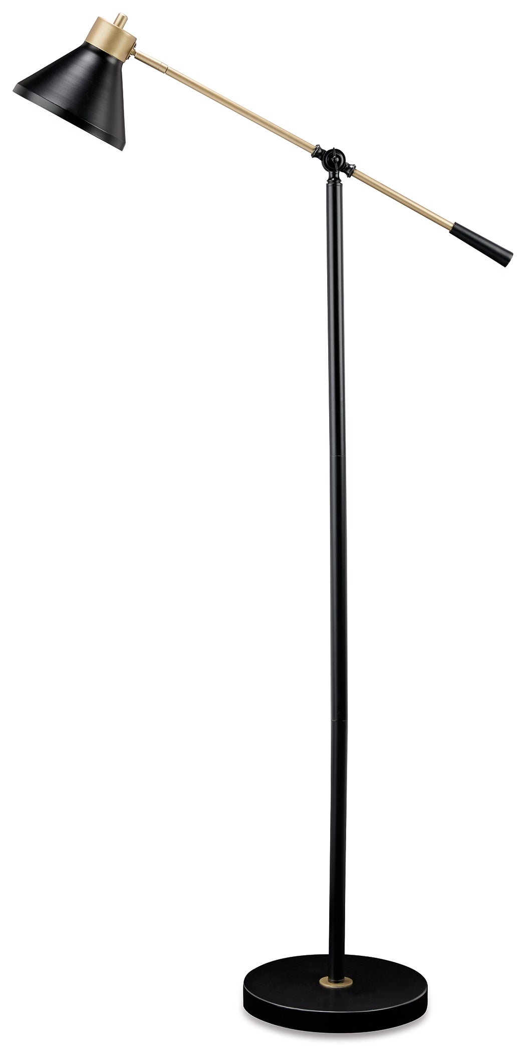 Garville Black/Gold Finish Floor Lamp