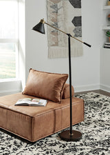 Garville Black/Gold Finish Floor Lamp