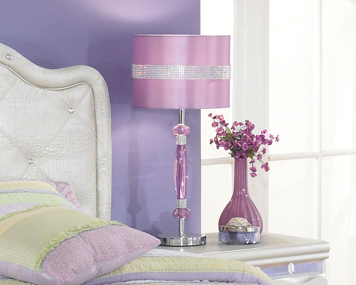 Nyssa Purple Table Lamp