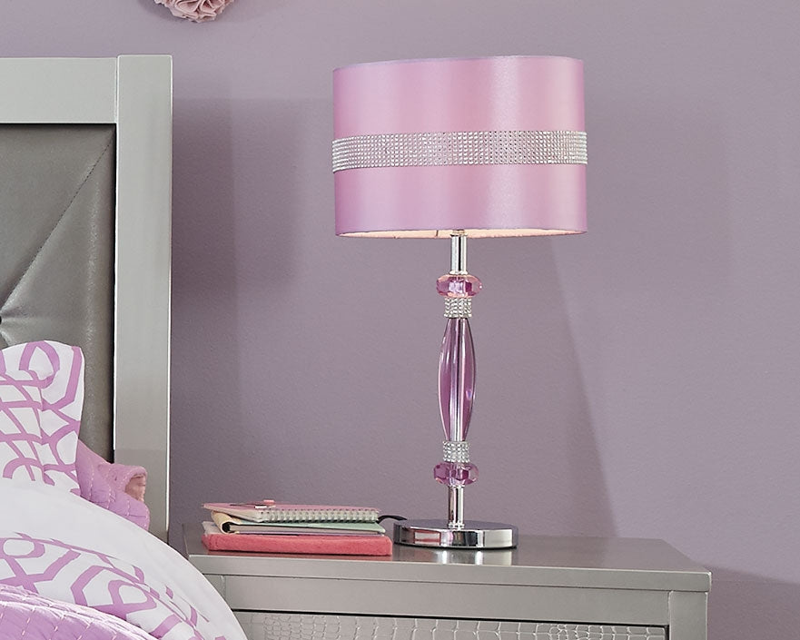 Nyssa Purple Table Lamp