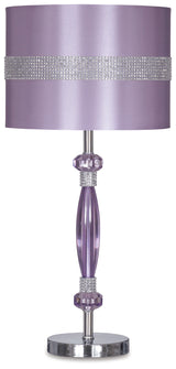 Nyssa Purple Table Lamp