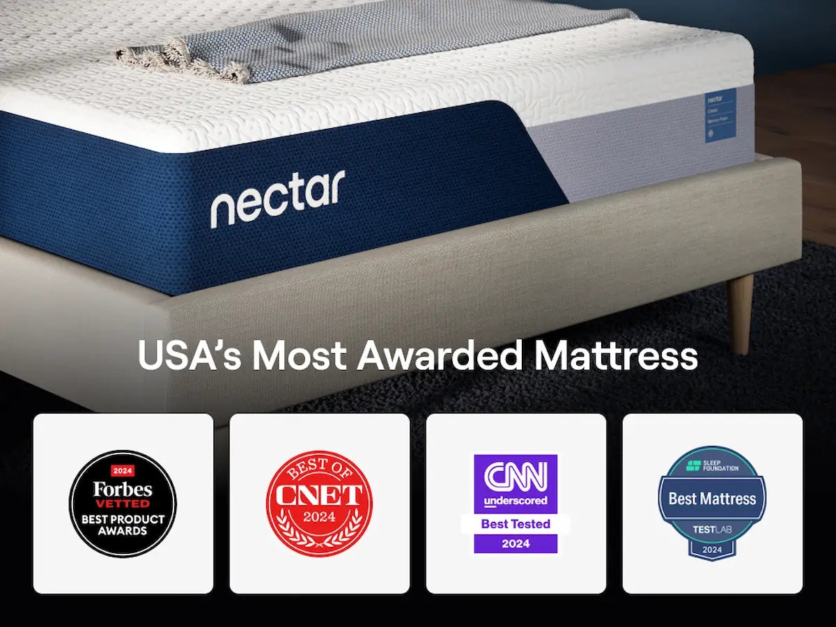 Nectar Classic Memory Foam 5.1 White Full Mattress