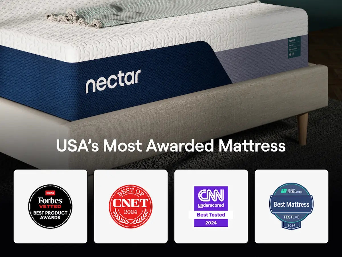 Nectar Premier Memory Foam 5.1 White King Mattress