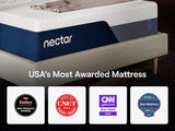 Nectar Luxe Memory Foam 5.1 White California King Mattress