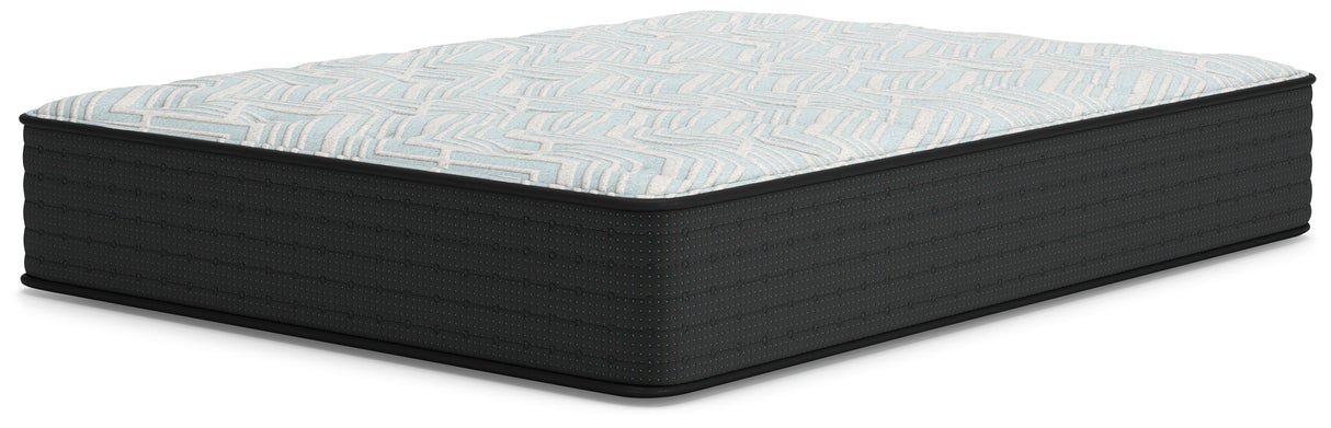 Palisades Gray/Blue Plush Twin Mattress