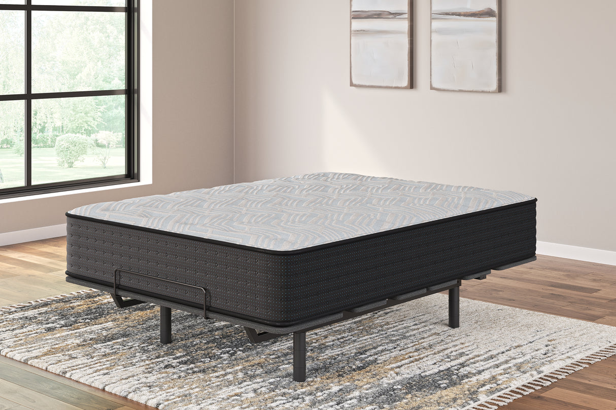 Palisades Gray/Blue Plush Full Mattress