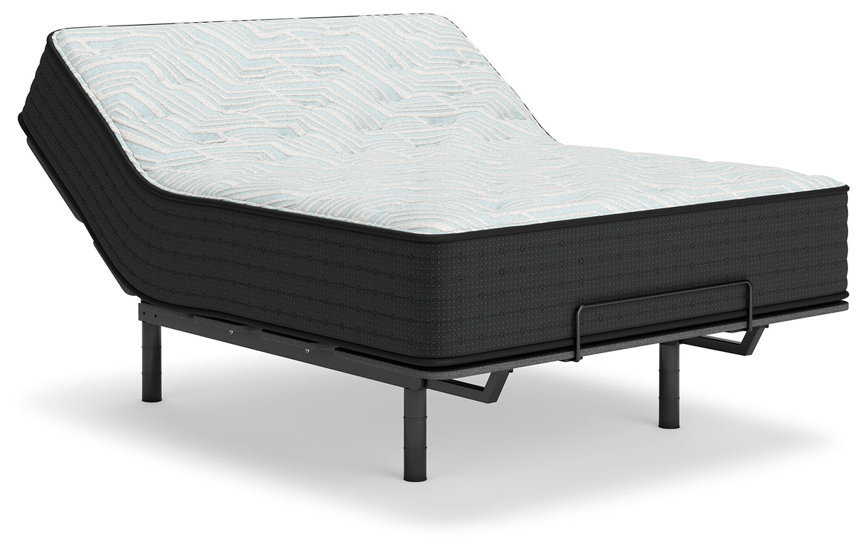 Palisades Gray/Blue Plush King Mattress