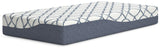 10 White/Blue Inch Chime Elite 2.0 Twin Mattress