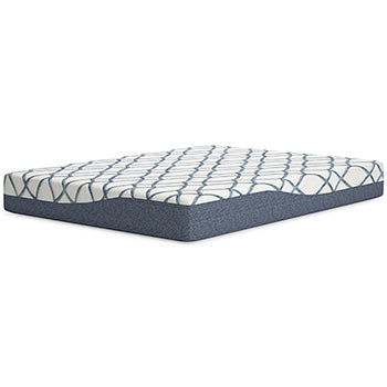 10 White/Blue Inch Chime Elite 2.0 Queen Mattress