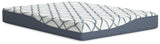 10 White/Blue Inch Chime Elite 2.0 Queen Mattress