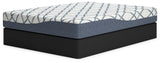 10 White/Blue Inch Chime Elite 2.0 King Mattress