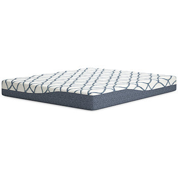 10 White/Blue Inch Chime Elite 2.0 California King Mattress