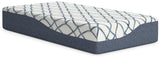 12 White/Blue Inch Chime Elite 2.0 Twin Mattress