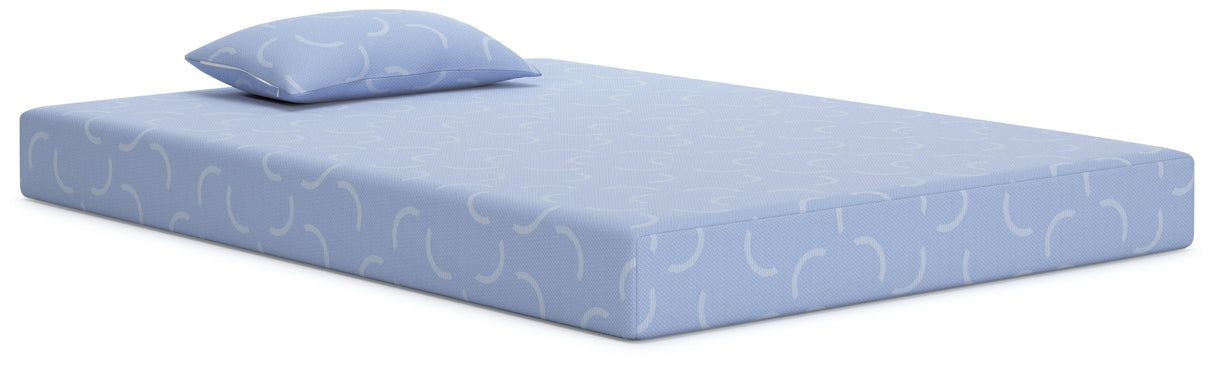 Ikidz Blue Ocean Twin Mattress And Pillow