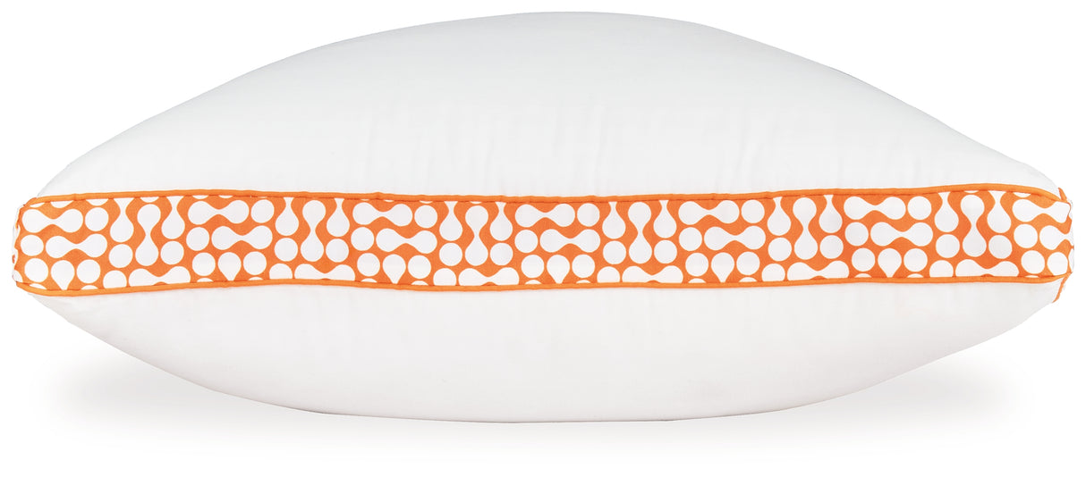 Zephyr White/Orange 2.0 3-In-1 Pillow